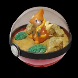 Diorama Pokemon Mustébouée 10 cm