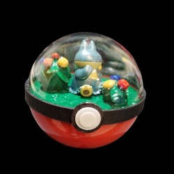 Diorama Pokemon goinfrex 10 cm