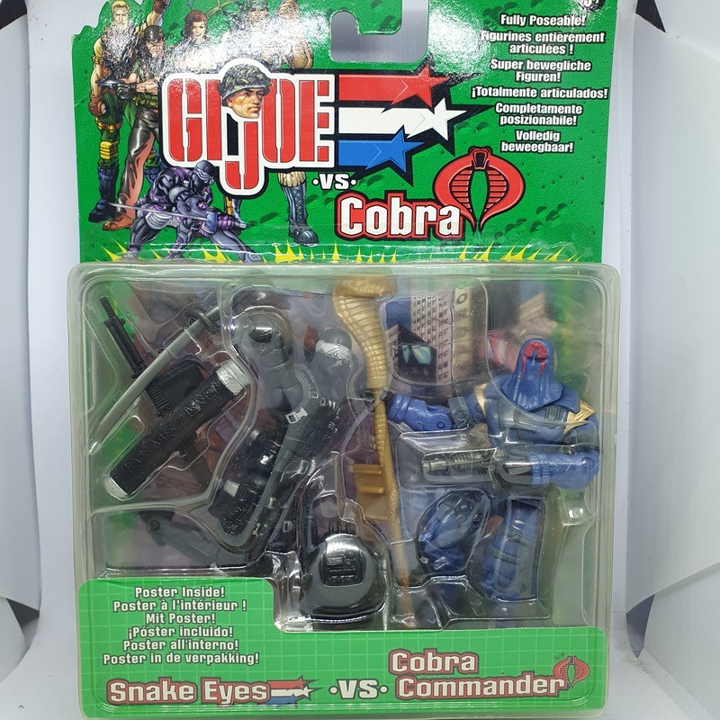GI Joe Hasbro Snake eyes contre Cobra Commander