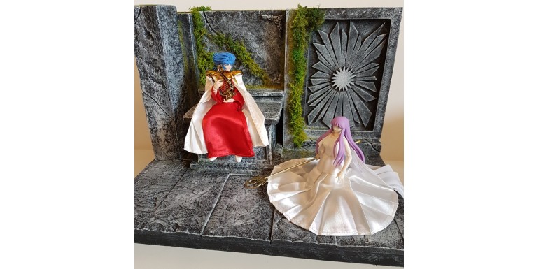 Diorama pour Abel et Athena myth Cloth 